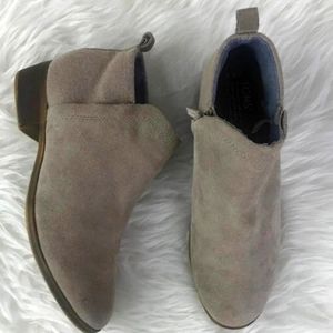 Tom's Taupe Ankle Boots Size 5.5
